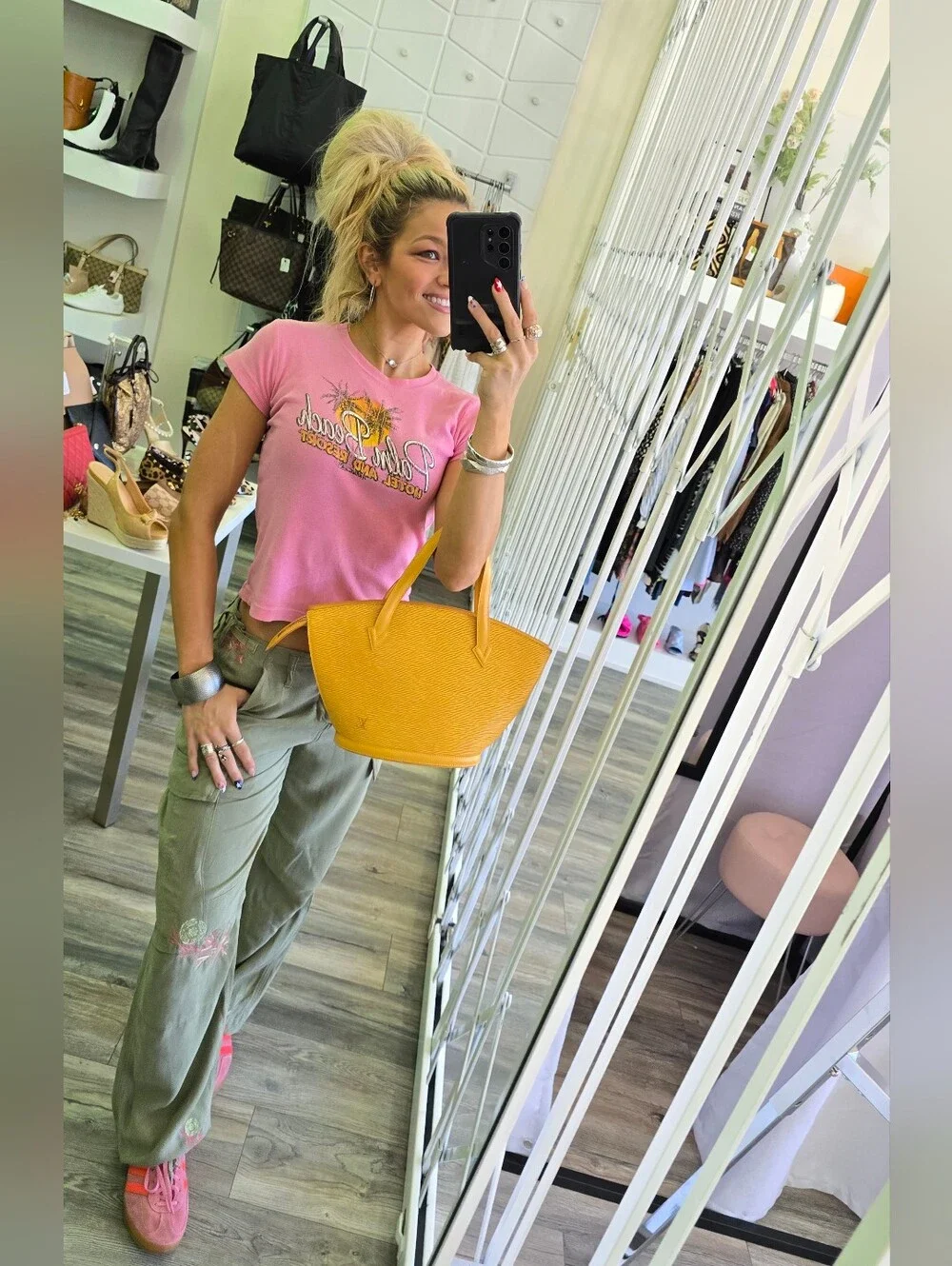 Louis Vuitton Epi Saint-Jacques PM Shoulder Bag